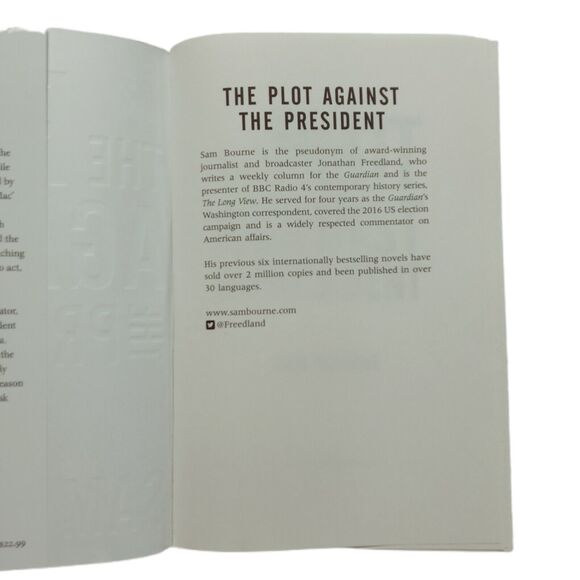 📘 Political Thriller | Plot Against the President 📖 Sam Bourne - Picture 4 of 12